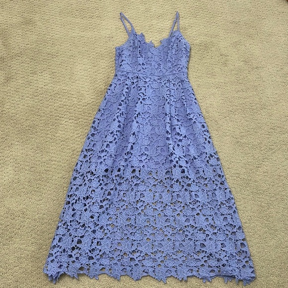 ASTR Dress- lace A-line MIDI Dress - Picture 2 of 4